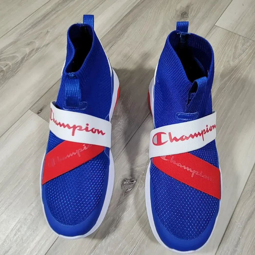 Champion Sneaker Women's 9W White/Blue Lady Legend V Over